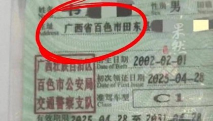 吃了没文化的亏!男子买假驾照写“广西省”没发现不对:家人都以为是真的