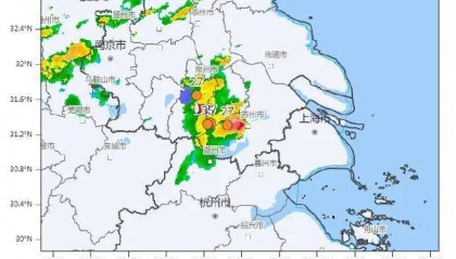 上海今日将现局部大雨到暴雨，注意防风防雨防雷电！后半周“秋老虎”要来