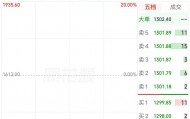 A股第二高价股，盘中“20CM”跌停