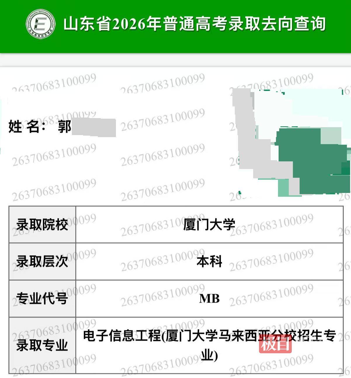 填报志愿没看清楚本部和分校，山东644分考生被厦大马来西亚分校录取，家长称费用太高无力承担，本人：只能复读